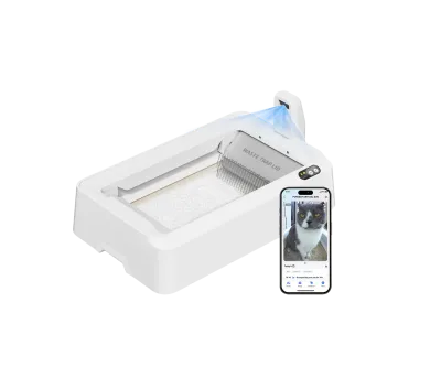 PETKIT Purobot Crystal Duo atviro tipo savaime išsivalanti kraiko dėžė