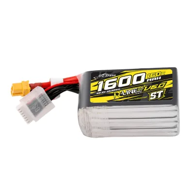 Akumuliatorius Tattu R-Line V6 1600mAh 22.2V 6S 160C LiPo – XT60 [SQ]