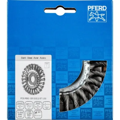 Diskinis vielinis šepetys RBG Steel , Pferd