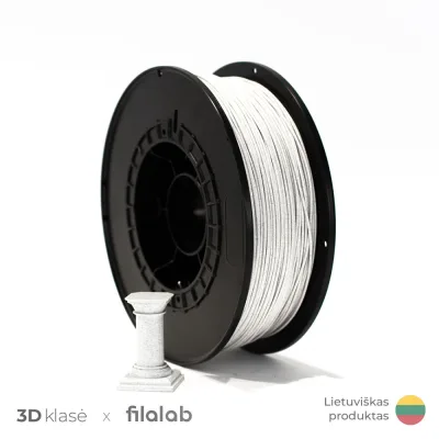 Filalab | PLA 1.75mm 1kg | Marmuro efekto 3D plastikas