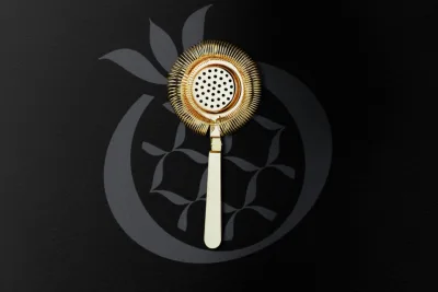 Aukso spalvos sietelis „Deluxe Strainer“