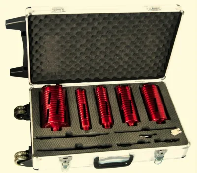 Gręžimo karūnų rinkinys lagamine BKB Pro Koffer 57/72/82/112 57/72/82/112/132mm, Cedima