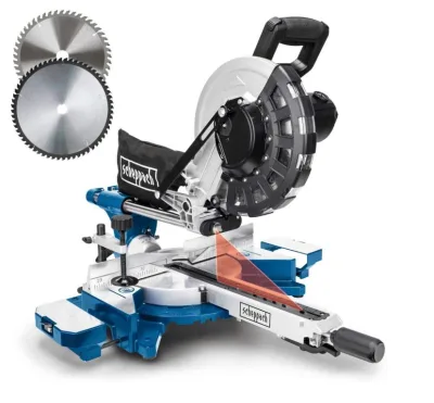 Skersinio pjovimo staklės HM254 + papildomas diskas, Scheppach
