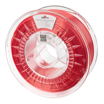 Spectrum | Silk PLA 1.75mm 1kg | Ruby Red 3D plastikas