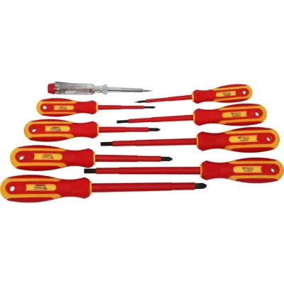 Atsuktuvų komplektas VDE, 9vnt, SL/PH 9 osa, Brilliant Tools