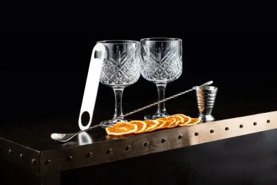 "Gin tonic" kokteilio baro įrankių rinkinys