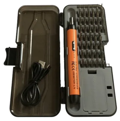 Akumuliatorinis precizinis atsuktuvas, 1000 mAh, 38 antgaliai KD12701