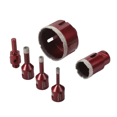 Deimantinių grąžtų (karūnų) rinkinys 6 vnt. 6–68 mm KD5953