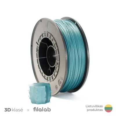 Filalab | PLA 1.75mm 1kg | Glitter Green 3D plastikas