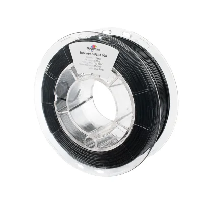 Spectrum | S-Flex 90A 1.75mm 0,25kg | Deep Black 3D plastikas