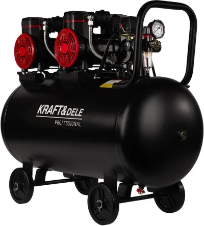 Betepalinis oro kompresorius 100L / 1500W x 2 KD1392
