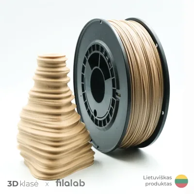 Filalab | Fiber PLA 1.75mm 1kg | Bamboo - Bambuko priemaišos