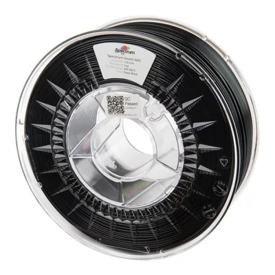 Spectrum | Smart ABS 1.75mm 1kg | Deep Black 3D plastikas