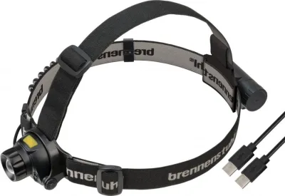 Žibintuvėlis ant galvos LED SL 400 AF USB IP44 400lm LI-ion, Brennenstuhl