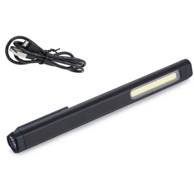 Prožektorius darbui COB (3W) (įkraunamas) su lazeriu