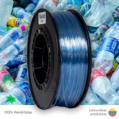 Filalab | 100% Perdirbtas PETG | 1.75mm 1kg 3D plastikas