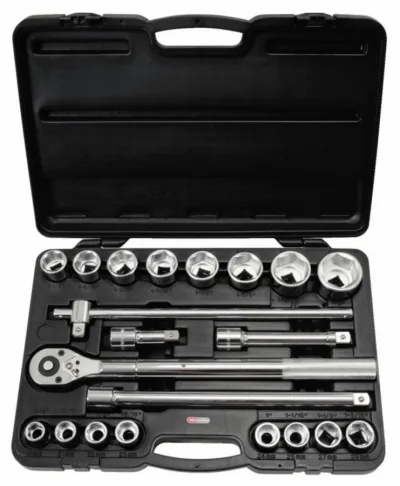 Galvučių komplektas 3/4'' 19-50mm 21vnt, KS Tools