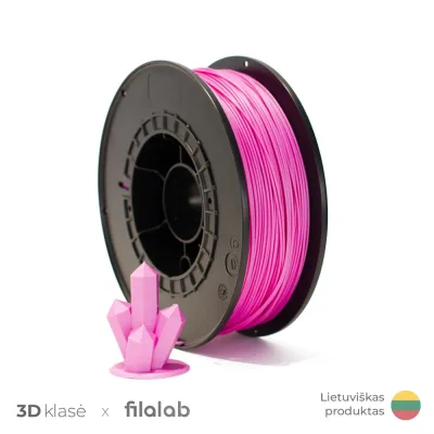 Filalab | PLA 1.75mm 1kg | Pink 3D plastikas