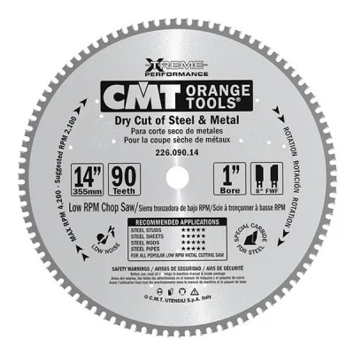 Pjovimo diskas metalui HM , CMT
