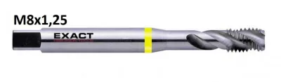 Sriegiklis M8x1,25 HSS-E 35° RSP DIN 371 M8x1,25mm 35°, Exact