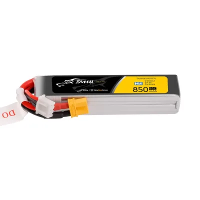 Akumuliatorius Tattu Lipo 850mAh 95C 2S 7.6V HV – XT30U