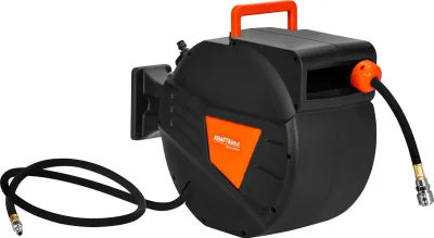 Savaime susivyniojanti pneumatinė žarna 15 m + 1,5 m 1/4" KD2158