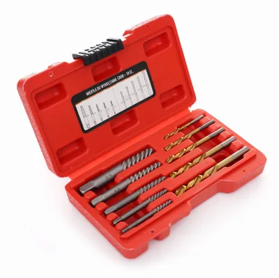 Grąžtų rinkinys pažeistoms varžtams išsukti, 10 vnt., KD11790