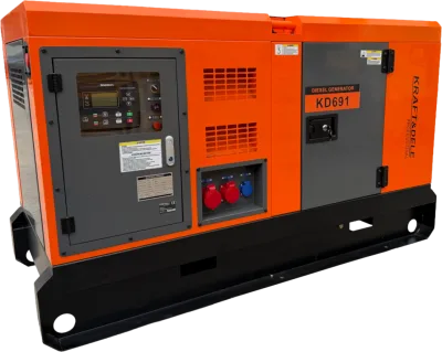 Dyzelinis trifazis elektros generatorius 30kW/32kW, 220V/380V Kraftdele KD691