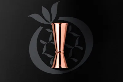 Bronzos spalvos „Japanese“ stiliaus menzūrėlė su žiedeliu 25/50 ml