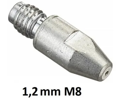 Kontaktinis antgalis CuCrZr M8x30x10 1,2mm, Binzel