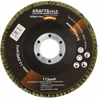 Lamelinis šlifavimo diskas P40, 115 mm KD960