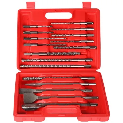17 dalių SDS+ grąžtų ir kaltų rinkinys KD10068