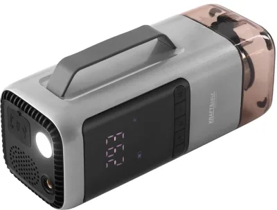 Daugiafunkcis įrenginys: dulkių siurblys / užvedimo starteris (Jump Starter) / pompa / pūstuvas / žibintuvėlis / išorinė baterija (Powerbank) KD5498