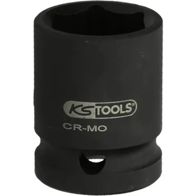 Šešiakampė smūginė galvutė, trumpa 1" 33mm, KS Tools
