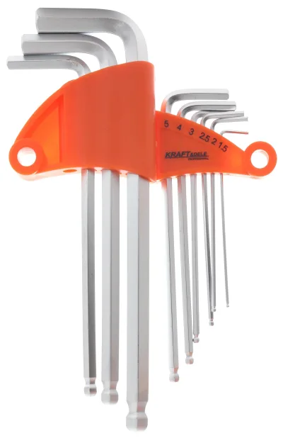 18 dalių šešiakampių ir torx raktų rinkinys KD10297