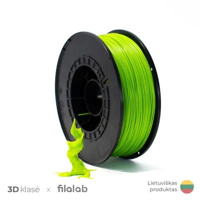 Filalab | PETG 1.75mm 1kg | Green 3D plastikas