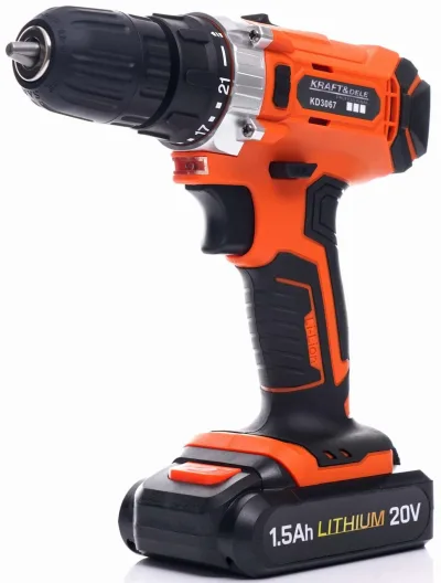 Akumuliatorinis gręžtuvas 20V ličio jonų LCD KD3067