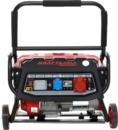 Benzininis trifazis elektros generatorius 3000W 12/230/380V KD139
