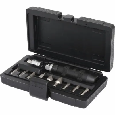 Smūginis atsuktuvas su antgalias, komplektas 11 dalių, KS Tools