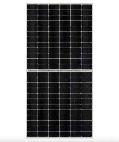 Fotovoltinis saulės modulis RISEN 445W bifacialinis – sidabrinis rėmas