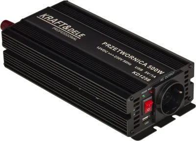 Įtampos keitiklis nuo 12V iki 230V 500/1000W KD1256