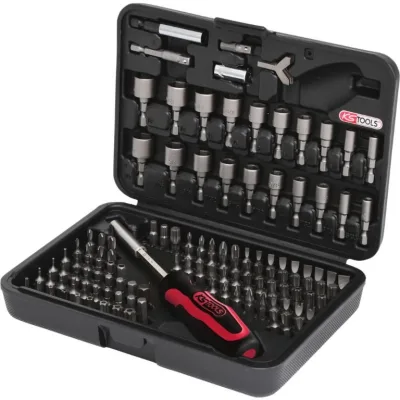 Atsuktuvo antgalių komplektas CLASSIC 1/4´´ 122 vnt 122 osa, KS Tools