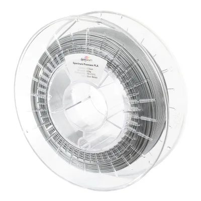 Spectrum | Glitter PLA 1.75mm 0,5kg | Silver Metallic 3D plastikas
