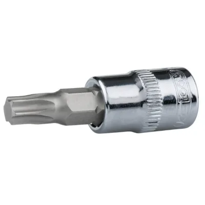 CHROME+ 1/4" antgalinė galvutė su Torx antgaliu , KS Tools