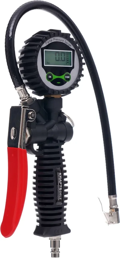 Padangų pripūtimo pistoletas su LCD manometru KD1366