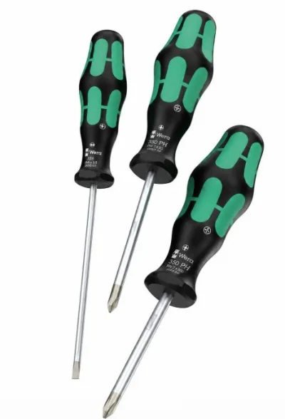 Atsuktuvų komplektas Kraftform 9556, Wera