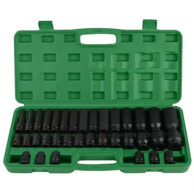 1/2" Galvučių smūginių rinkinys 8-32mm 35vnt.
