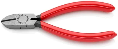 Žnyplės šoninio kirpimo, 125 mm, Knipex