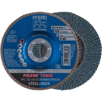 Lapelinis šlifavimo diskas SG POWER STEELOX , Pferd
