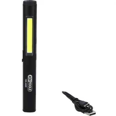 Šviestuvas LED COB su UV-Spot LED ir lazeriniu žymekliu 350 luumen, KS Tools
